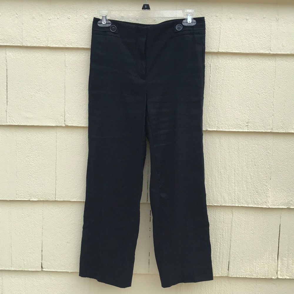 WHBM Linen blend crop pants